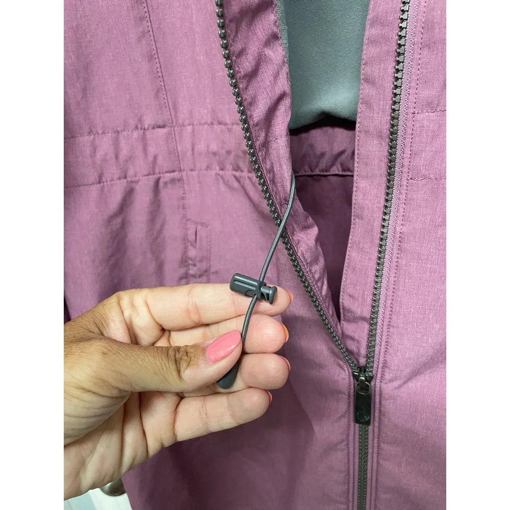 Gander Mountain Guide Series Lightweight Outdoor Travel Rain Jacket, Pink, Sz LG